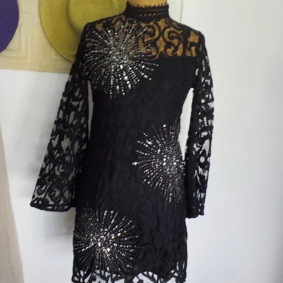 homecoming dress free people Free People Santiago Embroidered Mini Dress Ivory L main image 0